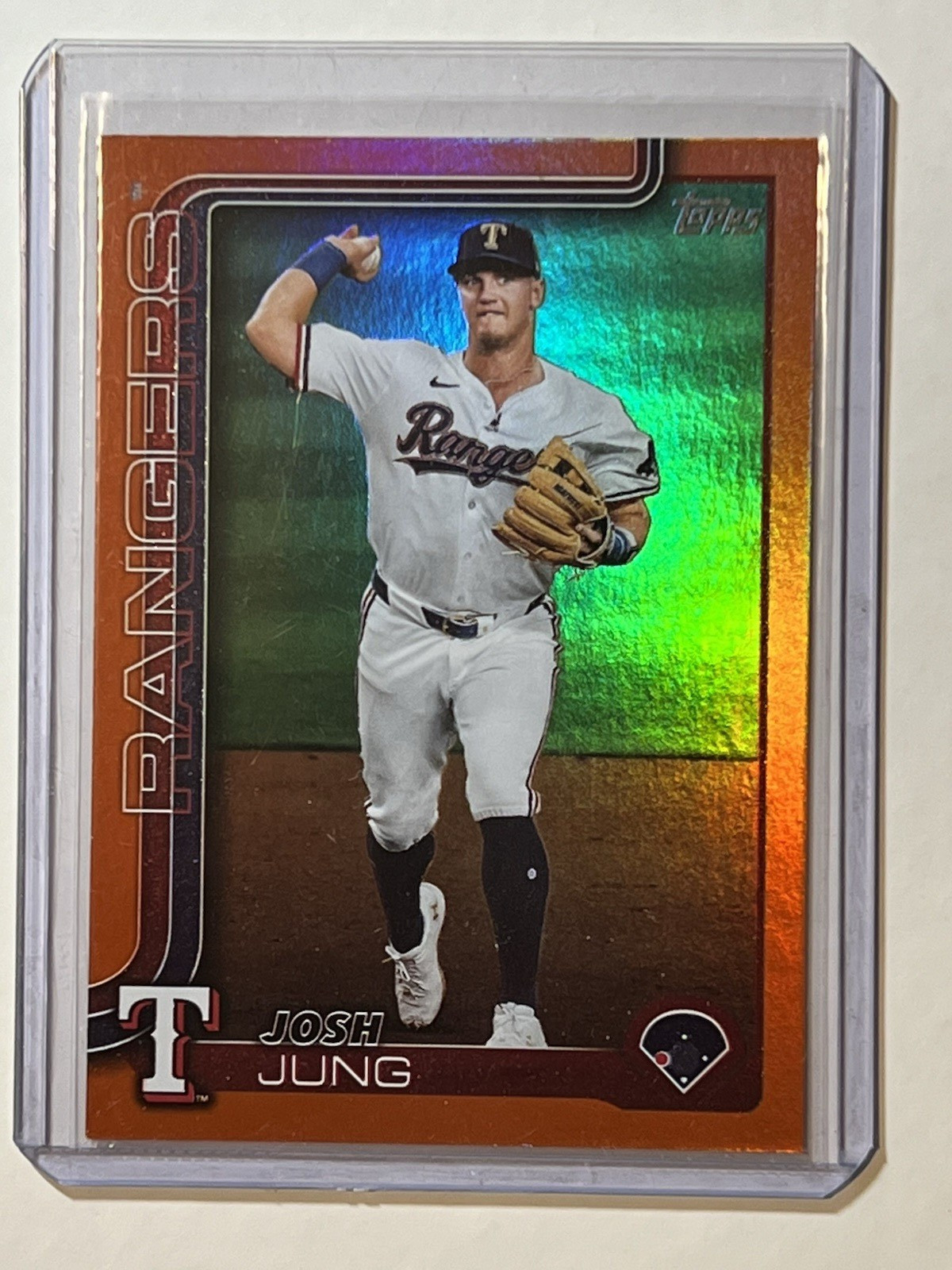 Josh Jung 2025 Topps #117 Orange Rainbow /25 Price Guide - Sports 
