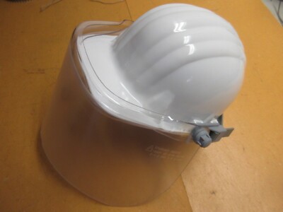 4 Stück Schuberth Schutzhelm Elektriker 1000V mit Gesichtsschutz Visier 53 - 61