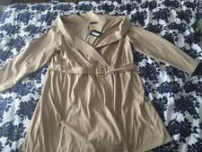 PRETTYLITTLETHING Plus Camel Bardot Belt Detail Shift Dress size UK 26