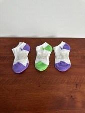 Polo Ralph Lauren 3 Pck Girl Low Cut Socks Sz 4-6
