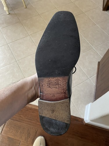 Scarpe uomo Oxford 11 D Romano Martegani in pelle nera - Foto 8 di 9