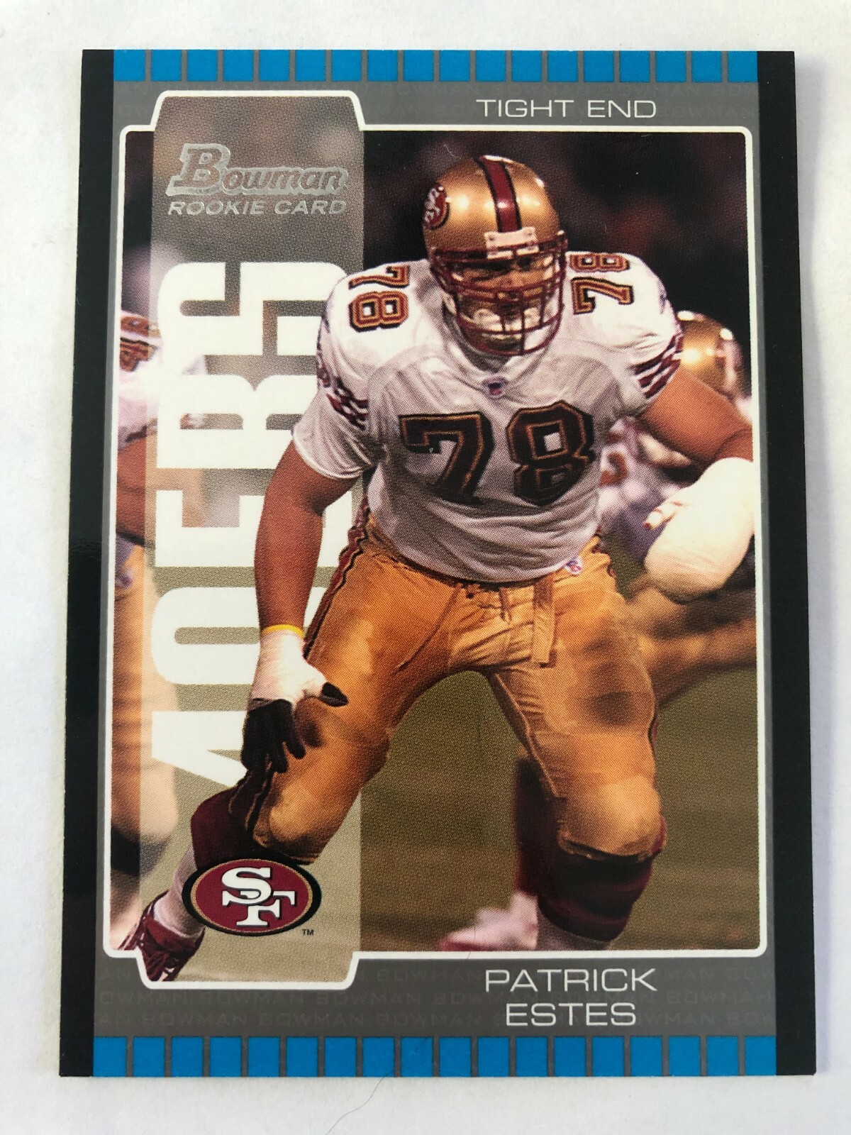 2005 Bowman Patrick Estes #204 Rookie RC San Francisco 49ers