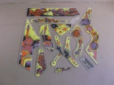 GENIE 1979 GOTTLIEB PINBALL 13 PIECE PLAYFIELD PLASTIC SET NEW LICENSED