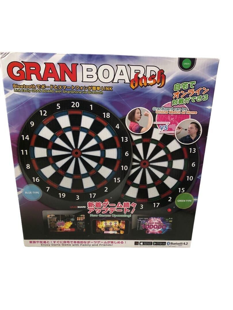  Gran Board Dash Bluetooth Dartboard Green with Special Bracket  & ChoukouTip50pics : Sports & Outdoors