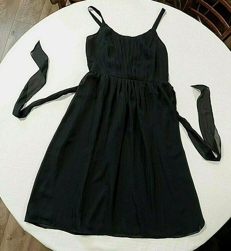 LOFT Women's Beautiful Classy Black Dress, NWT, Size 8 - Picture 9 of 12