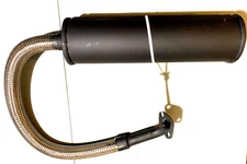 Golf Cart Exhaust Extension Stainless Flex w/ Muffler 196cc-236cc Honda Predator