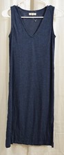 Madewell V-Neck Jersey Tank Dress Blue Size XS