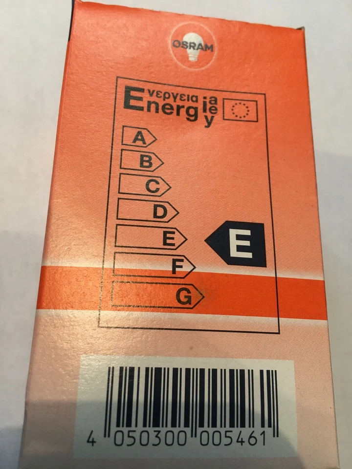 1 X ORIGINAL CLASSIC OSRAM FR A 60mm E27 40W Matt  Glühbirne  AGL 430 Lumen - Bild 3 von 3