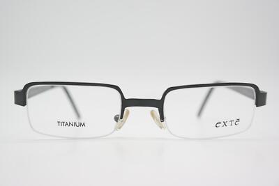 Brille exte EX12703 Titanium Schwarz Halbrand Brillengestell eyeglasses Neu