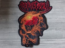 Sepultura  XXL Patch Back Shape Thrash Metal ...