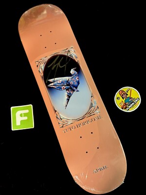 【KIDS用】APRIL YUTO HORIGOME ORIGAMI 7.25” RARE SIGNED Yuto Horigome Origami April Olympic Skateboard Deck