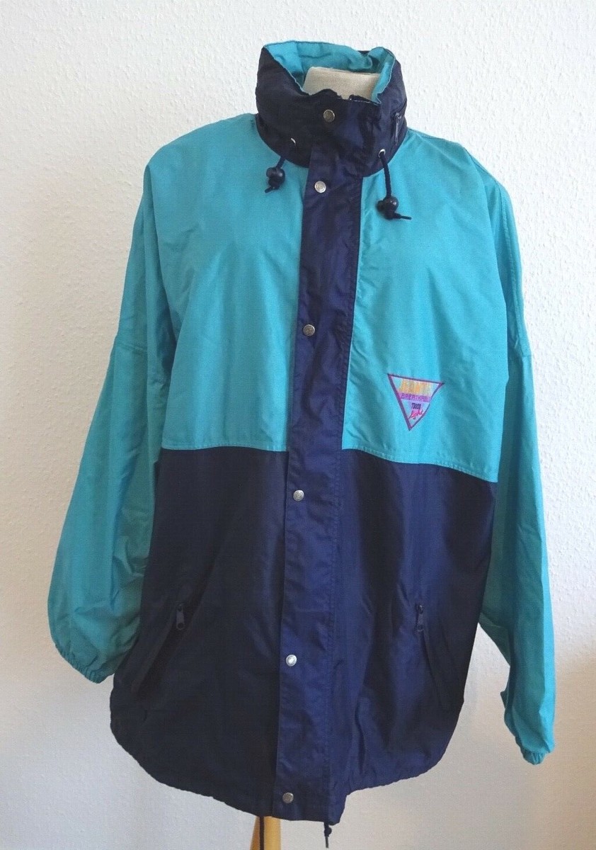 Vintage Retro Jeantex Regenjacke Windjacke Funktionsjacke 80s 90s