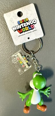 Super Nintendo World—Yoshi—Keychain Universal Studios Japan-New
