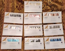 10 Assorted COLOR STREET Nail Polish Strips  Authentic NIB Only colors pictured