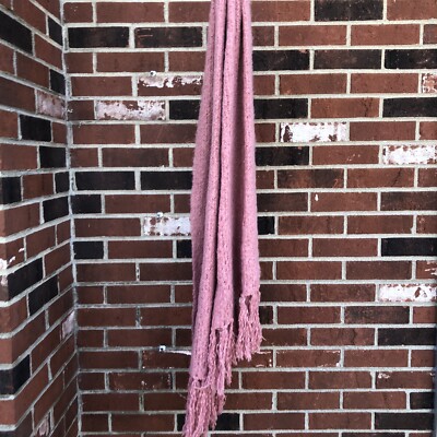 lauren conrad oblong polyester withered rose scarf Fringed NWT