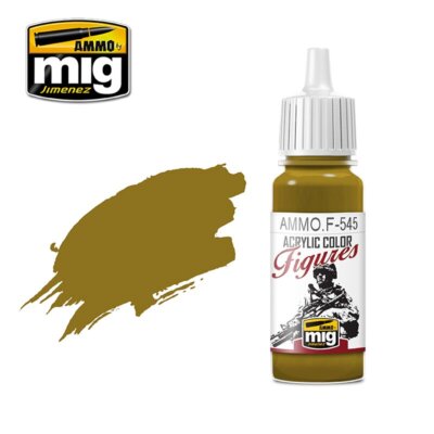 Ammo MIG F-545 - Acryl Farbe Figuren (17ml) - British Brown - Neu