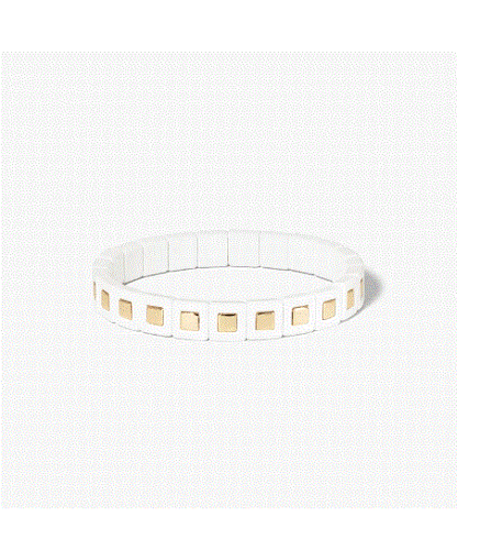 ROXANNE ASSOULIN Armband vergoldete Lilie 5er Set weiß Emaille Gold - Bild 11 von 12