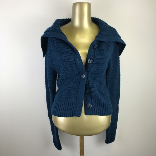 CALVIN KLEIN Button Front Cowl Neck 