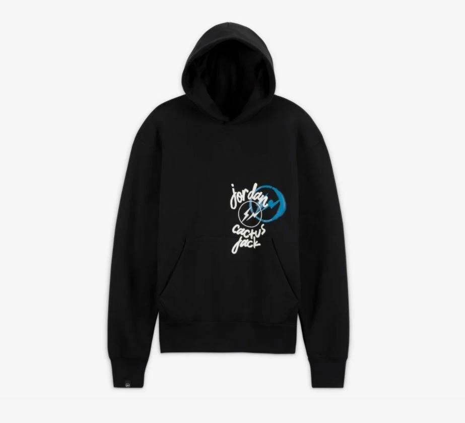Jordan x Travis Scott x Fragment Cactus Jack Men s Pullover Hoodie Size 2XL