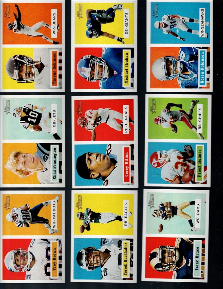2002 Topps HERITAGE Football Cards Complete Your Set BUY MORE SAVE MORE - Image 2 of 4