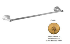 Newport Brass 12-02 Seaport 24" Solid Brass Towel Bar In Satin Bronze PVD, New 