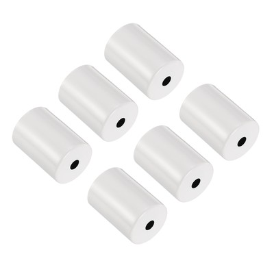 E26/E27 Lampenfassung 6Pack Flach Sockel Deko Beleuchtung für Kronleuchter Weiß