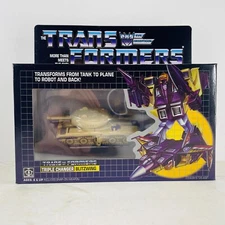 Transformers G1 Ttiple Changer Blitzwing Action Figure Transforming Toy Re-Issue