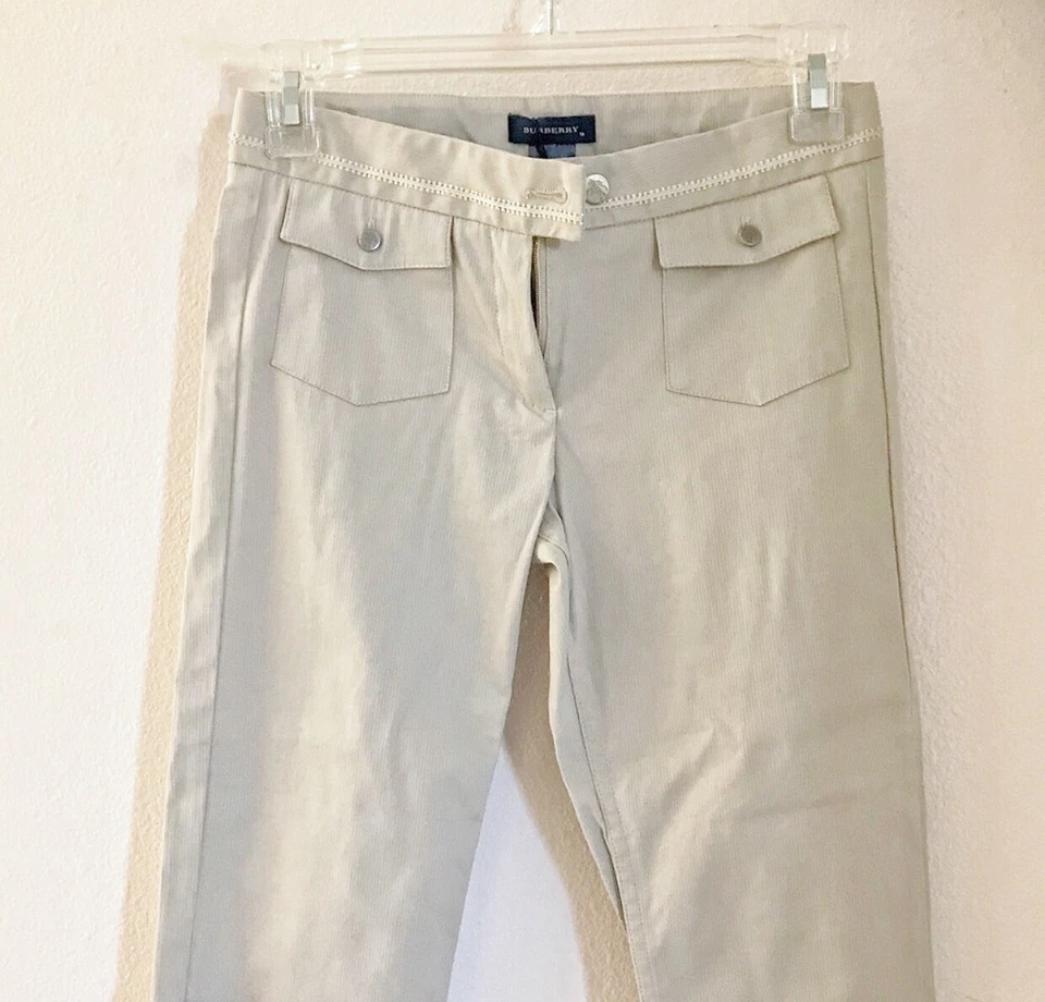 Pantalones pantalones vintage Burberry para niñas nuevos con etiquetas talla 10 Foto 3 de 4