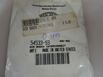 54533-93 Harley-Davidson Air Shock Interconnect