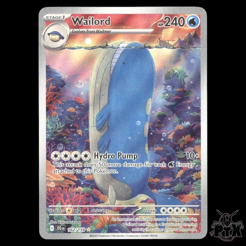 Wailord #162/159 Journey Together NM/Near Mint Pokemon 2025