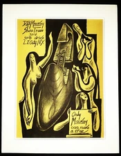 HARRY HERING 1887-1967 Original SIGNED Mid-Century Ltd Edition Lithograph