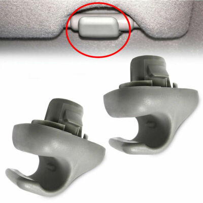 2x Sun Visor Bracket Hook Clip Hanger Fit Honda Civic Accord CR-V 88217S01A01ZA