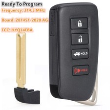 For Lexus Is200t Is250 Rc300 Rc350 Smart Key Remote Fob Hyq14fba 281451-2020 Ag