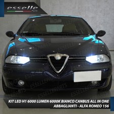 KIT FARI FULL LED ALFA ROMEO 156 ANABBAGLIANTI ABBAGLIANTI E LUCI POSIZIONE LED - Foto 4