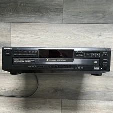 Sony 5-CD Disk Changer CDP-CE405 Tested Working w/ Remote