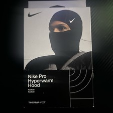 Nike Pro Hyperwarm Hood Therma-FIT Form-Fitting Football Unisex Black