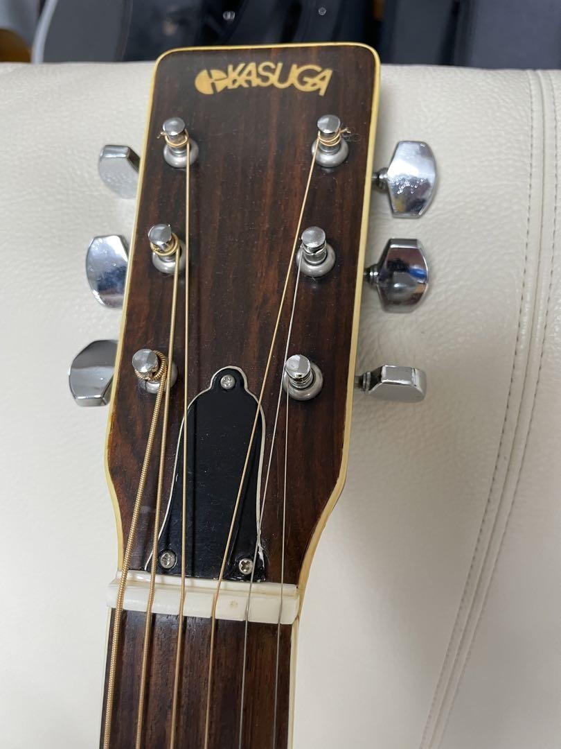 KASUGA アコースティックギター　1970 ジャパンビンテージ 日本製】70年代 KASUGA D 212 アコースティックギター - YouTube