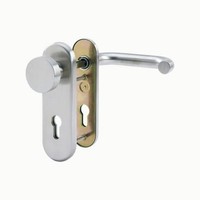 Hoppe Paris FS-E58/3331K/353K-1/138F FS Kurzschild Wechselgarnitur PZ Edelstahl