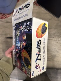 Nights Into Dreams with New 3D Control Pad Controller Sega Saturn, 1996