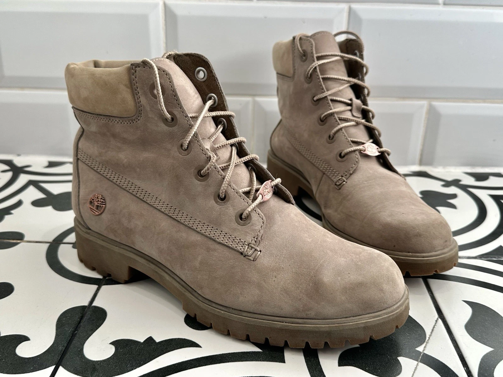 Timberland Stivali Donna Slim Premium 6” Nubuck Taglia UK 6 EU 39