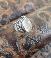 Rose Quartz Ring Artisan 925 Sterling Silver