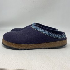 L.L.Bean Wool Slippers Clog - Women  s Size 9 Medium Purple Plum