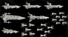 BFG Large Lot of Corrupted Human Spaceships -...