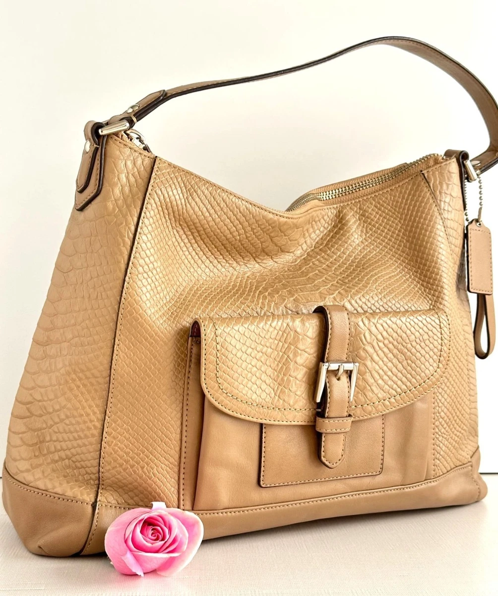 Coach Python Hobo Handbags & Bags Leather Exterior for Women for Coach Python Hobo Handbags & Bags Leather Exterior for Women for