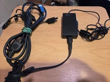 Sony Playstation 2 PS2 Slim AC Adapter Power Supply and gigaware video cable