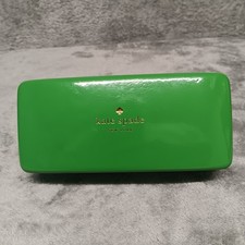 Kate Spade New York Green and Blue Sunglass/Eyeglass Hard Case 6" x 3" Flip Top