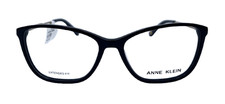 Women's Anne Klein AK5080 001 Black Gold Cat Eye Full Rim Eyeglasses Frames