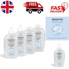 Luxurious Sensitive Hand Soap - 4 x 500ml with Coconut & Vanilla Extracts 3.48 per litre