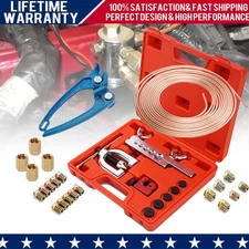 3/16 25FT Copper Pipe Flaring Tool with Tube Bender Brake Line Pipe Repair Kit