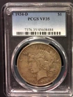1934-D Peace Silver Dollar PCGS very fine 35